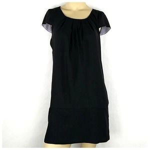 H&M Black Shift Black Dress Womens size 6